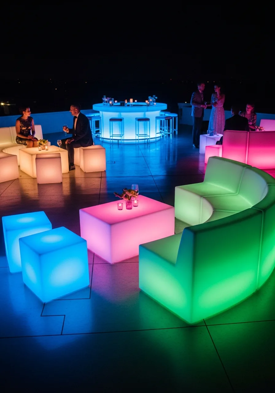 15. LED Furniture Rentals