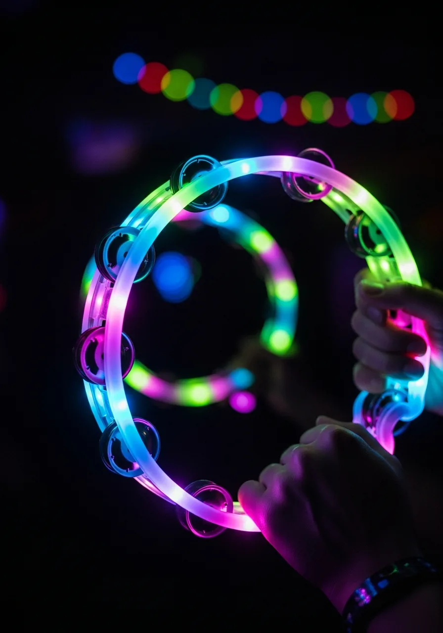 32. LED Tambourines