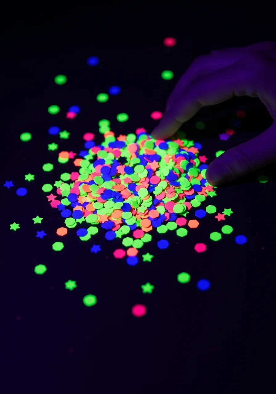 34. UV Reactive Confetti