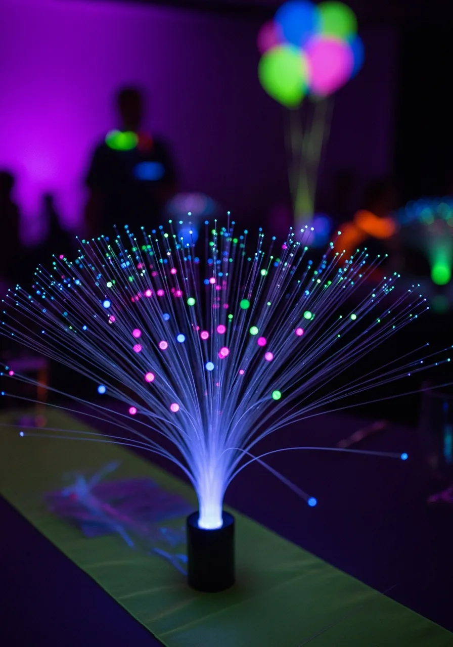 9. Fiber Optic Centerpieces