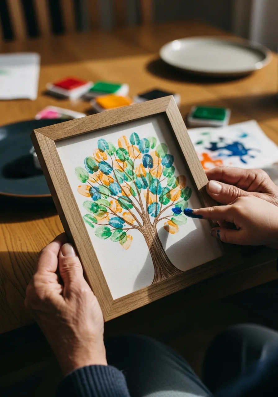 13. Fingerprint Tree Frame