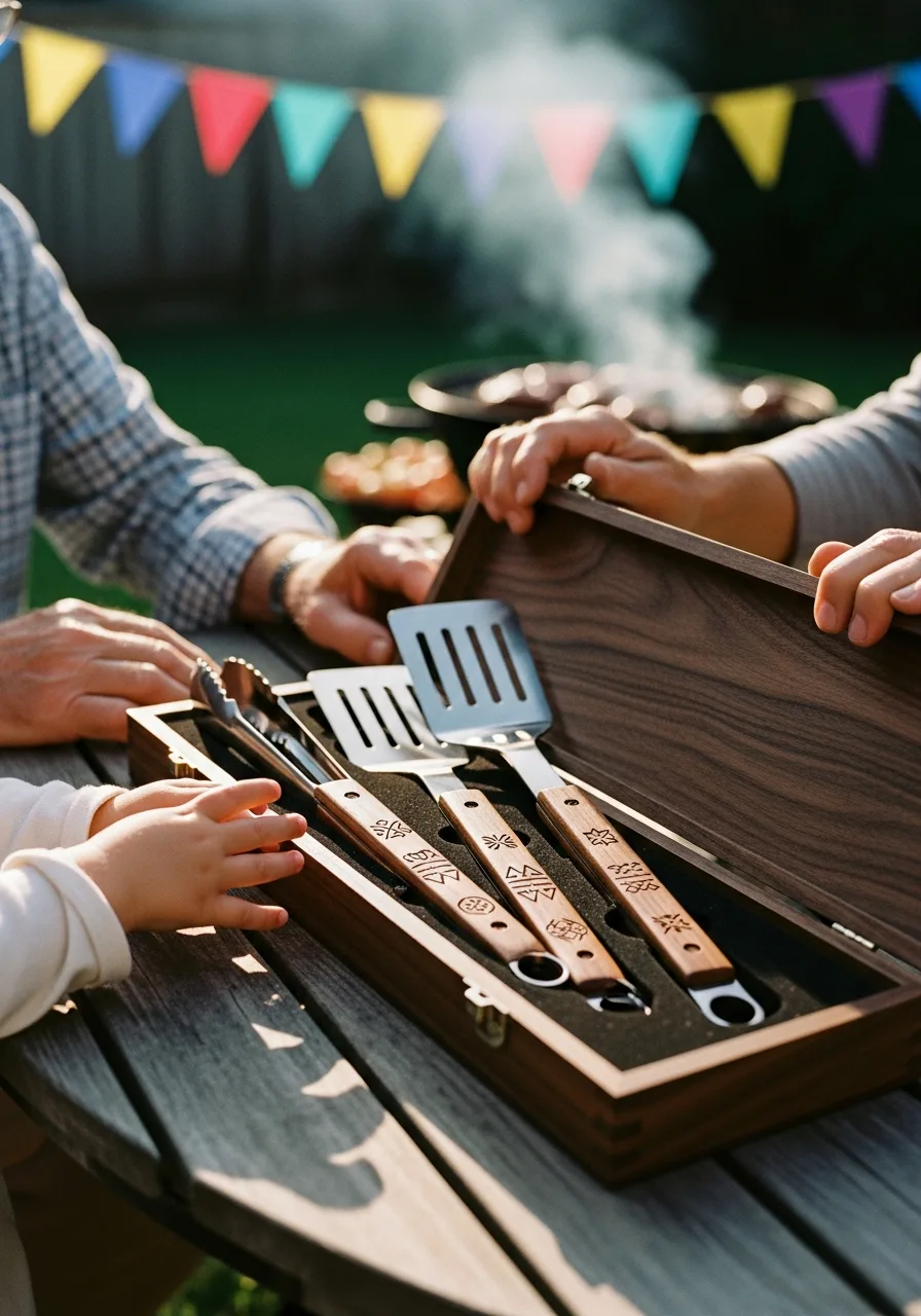 25. Personalized Grill Set