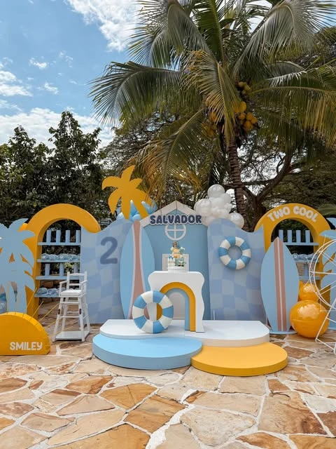 4. Create a 'Two Cool' Poolside Surf Shack image 1