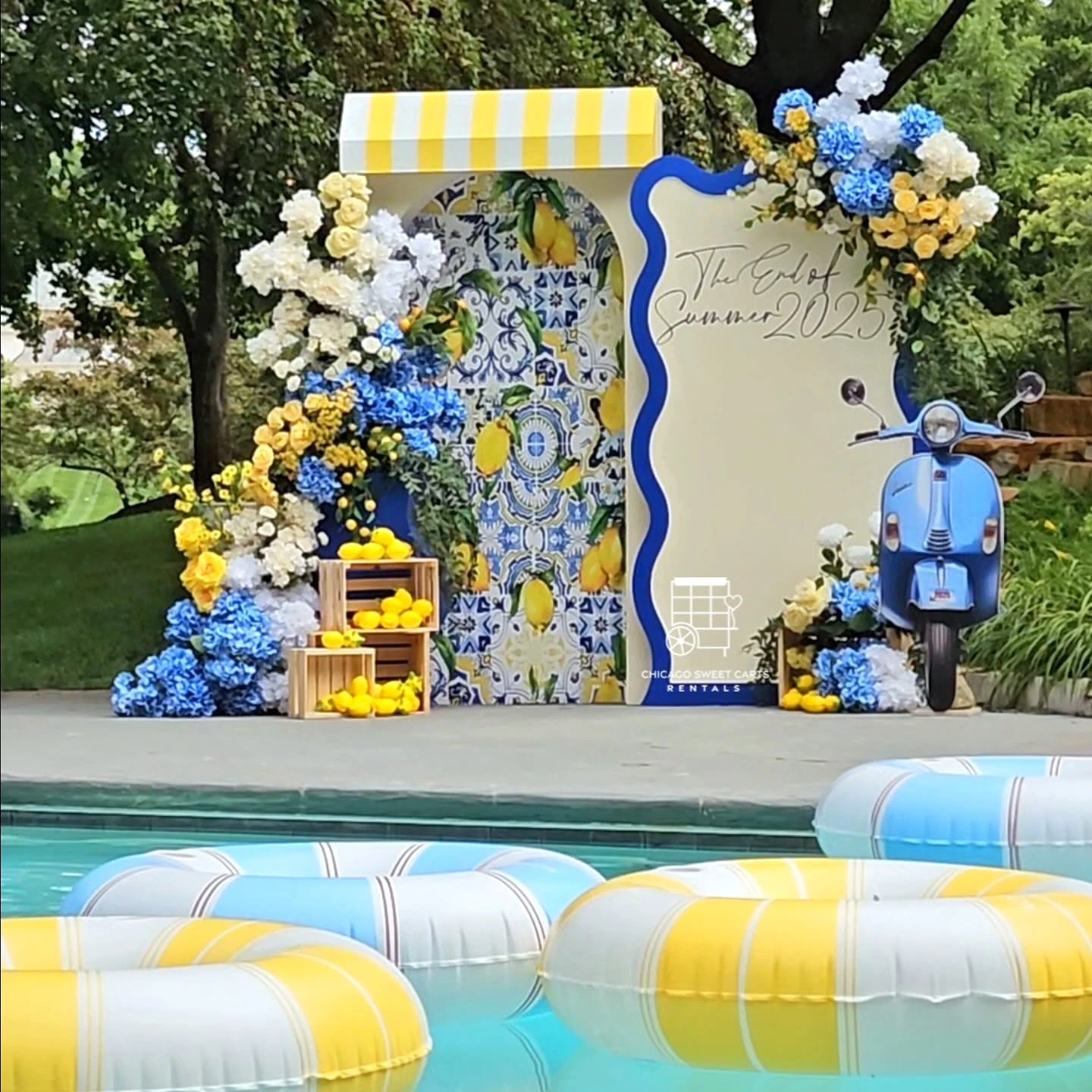 5. Bring Italian Summer Vibes Poolside