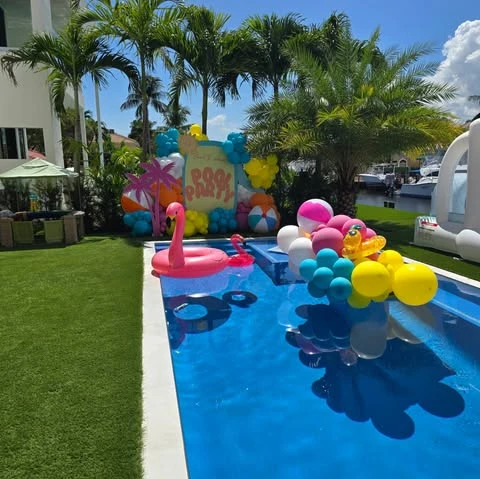 8. Create a Bold Poolside Photo Zone image 1