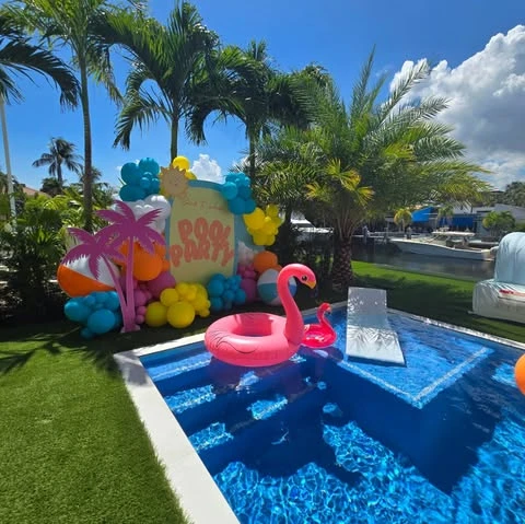 8. Create a Bold Poolside Photo Zone image 2