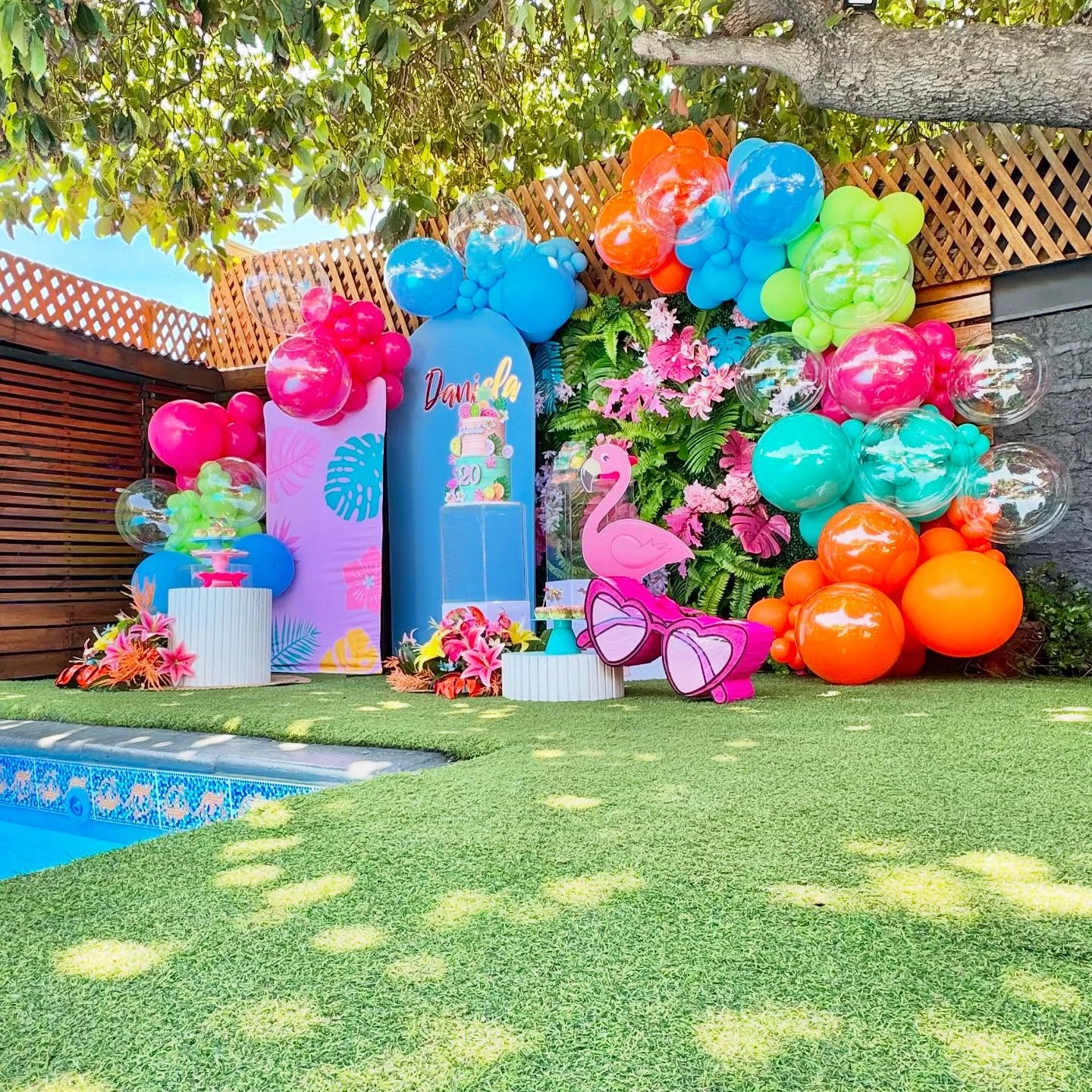 12. Create a Vibrant Poolside Photo Zone image 1