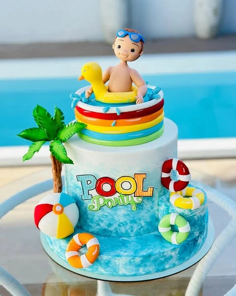 16. Make a Splash With a Themed Cake
