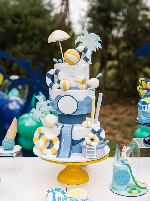 18. Make a Splash With a Themed Cake