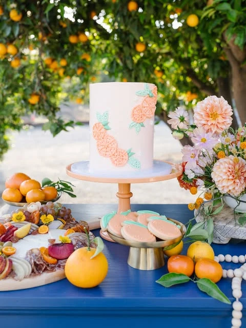 Themed Dessert Display italian summer party theme ideas