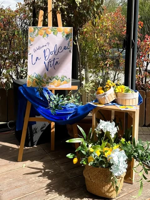 Lemon Orchard Welcome la dolce vita party ideas