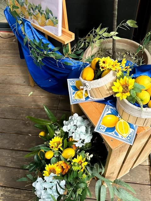 Lemon Orchard Welcome la dolce vita party ideas