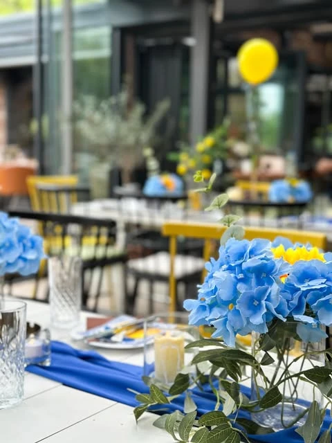 Coastal Terrace Dining la dolce vita party ideas