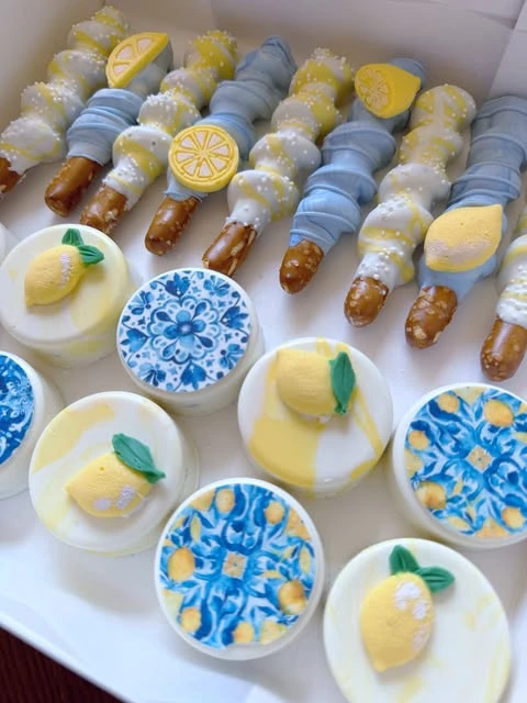 Mediterranean Tile Sweets la dolce vita party ideas
