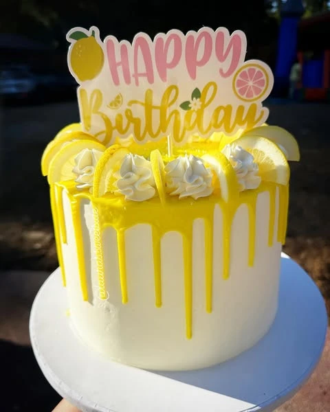 Bright Drip Garnishes lemon birthday theme ideas