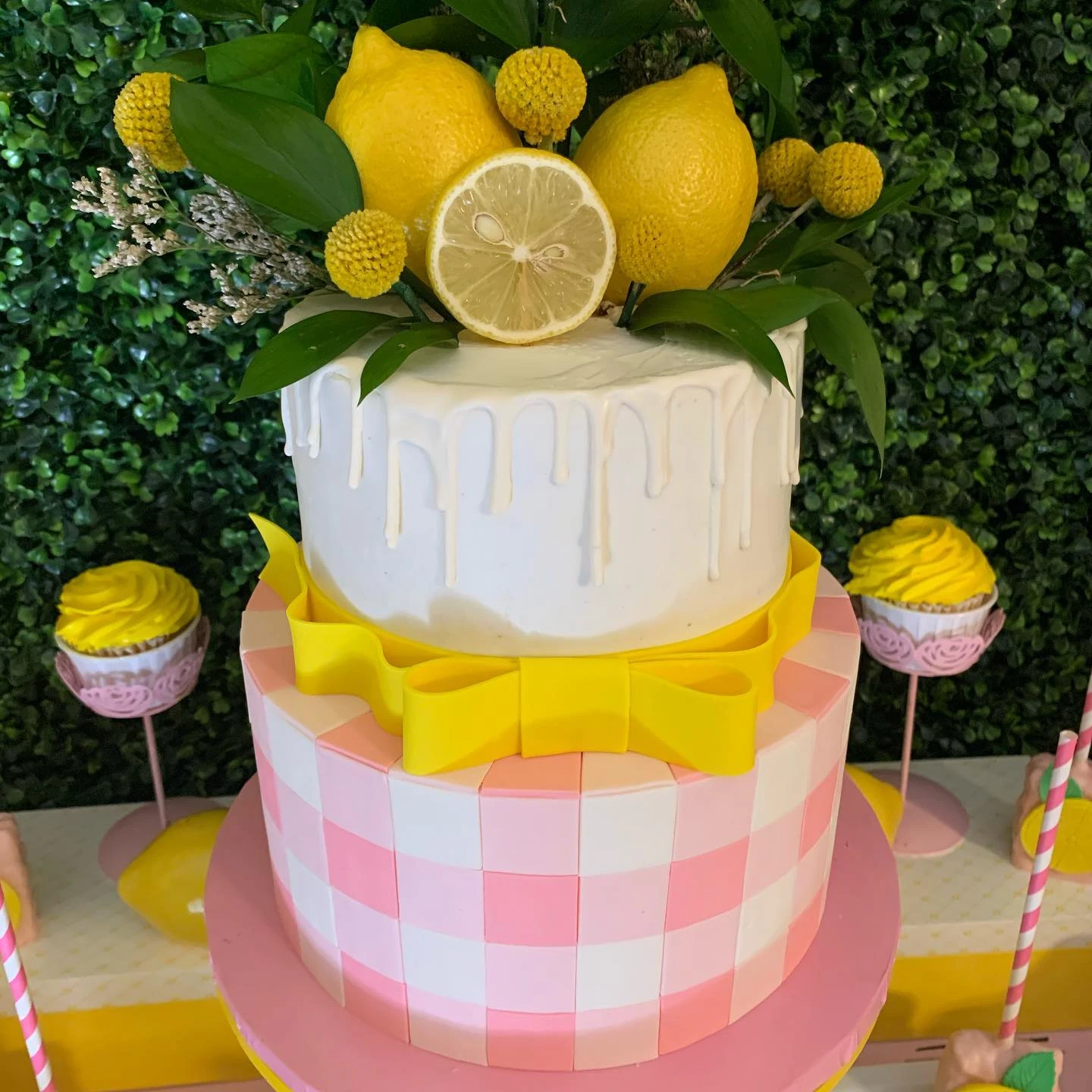 Fruit Topped Tiers lemon birthday theme ideas