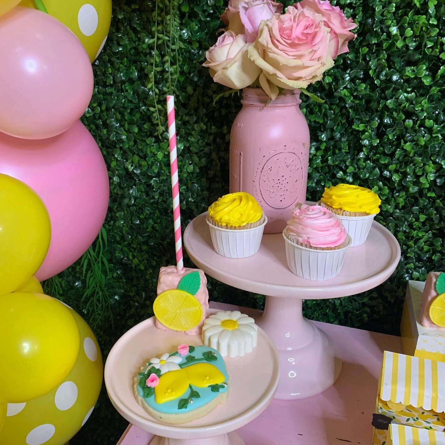 Stable Pedestal Placement lemon birthday theme ideas