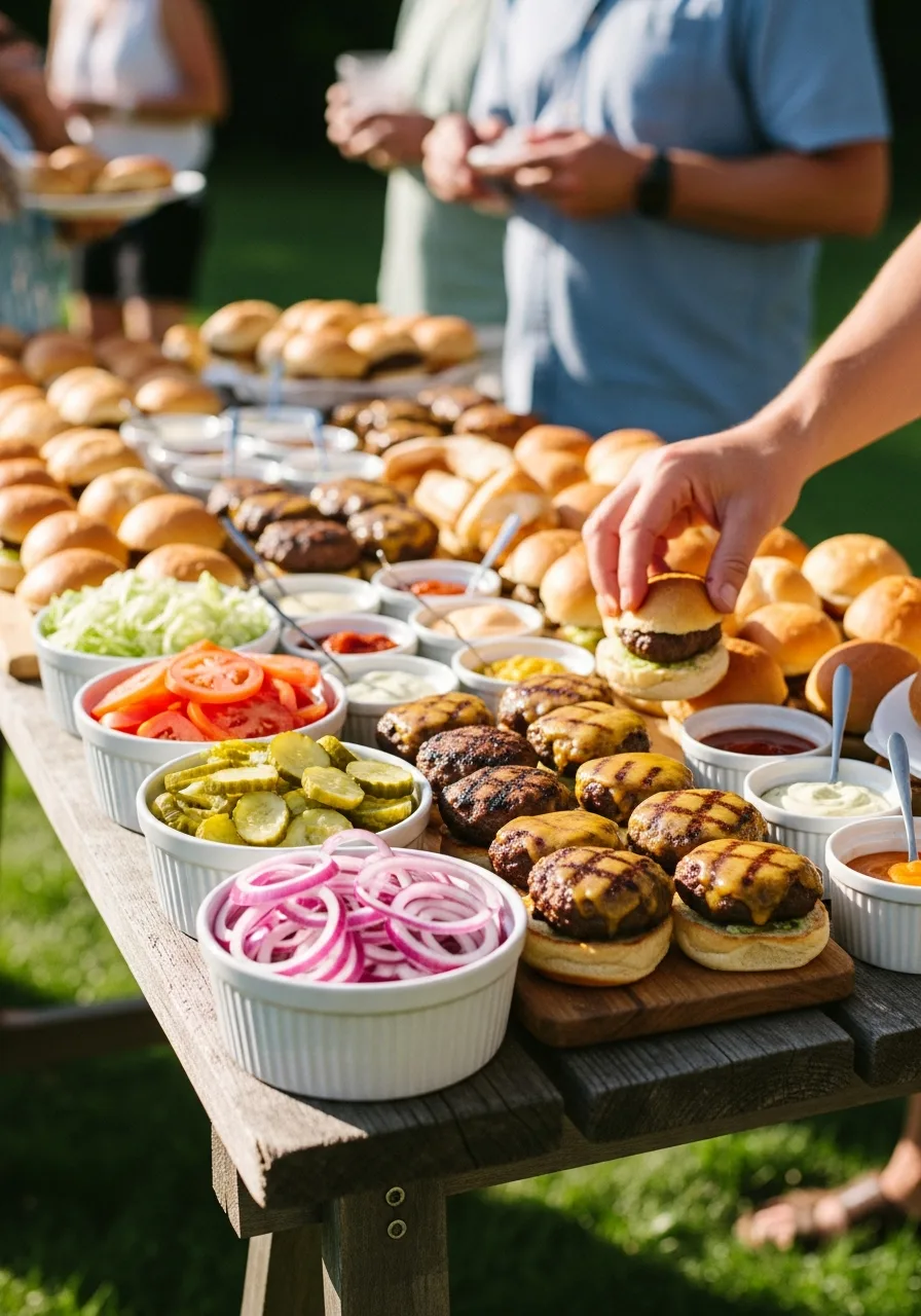 1. Custom Burger Slider Bar