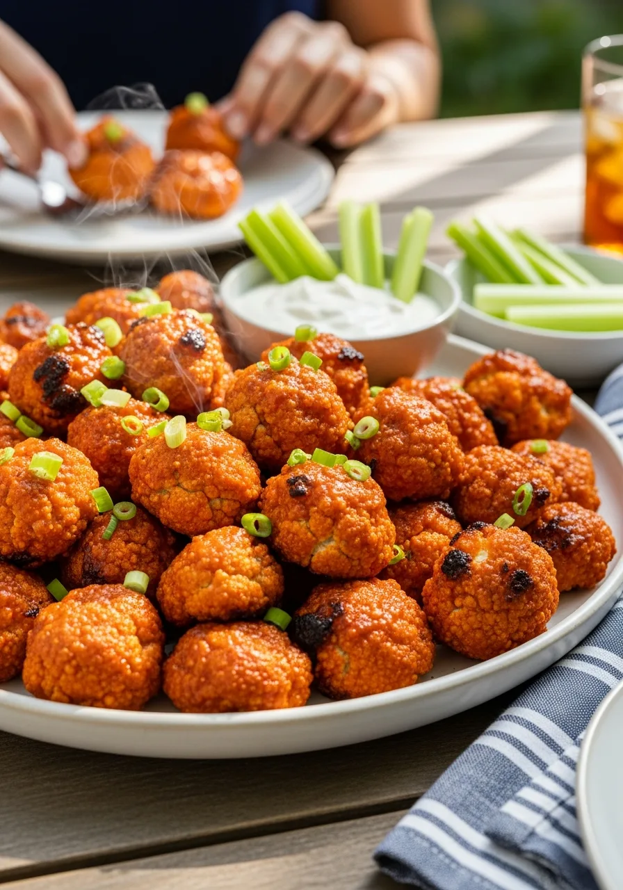 11. Buffalo Cauliflower Bites