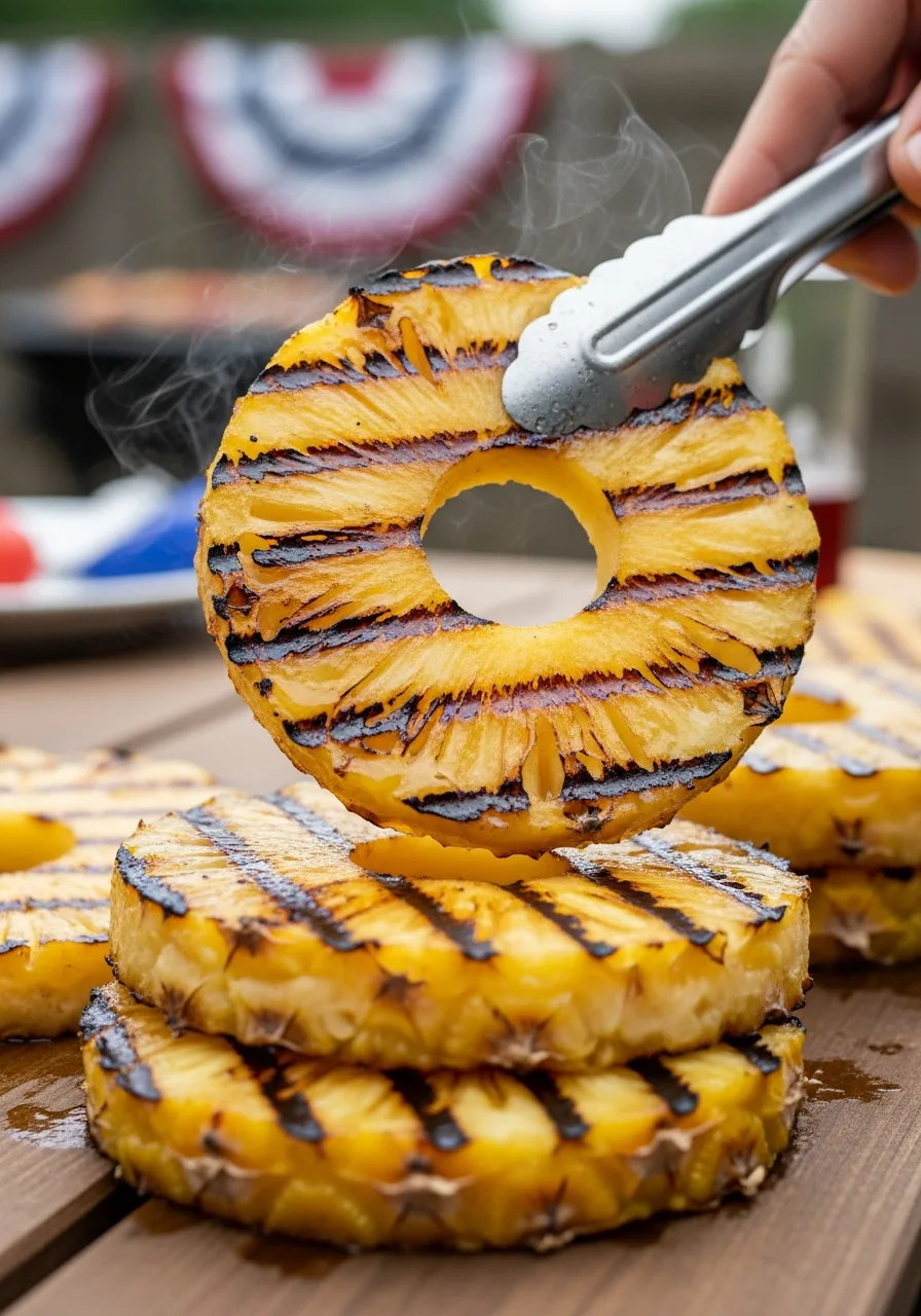 14. Grilled Pineapple Slices
