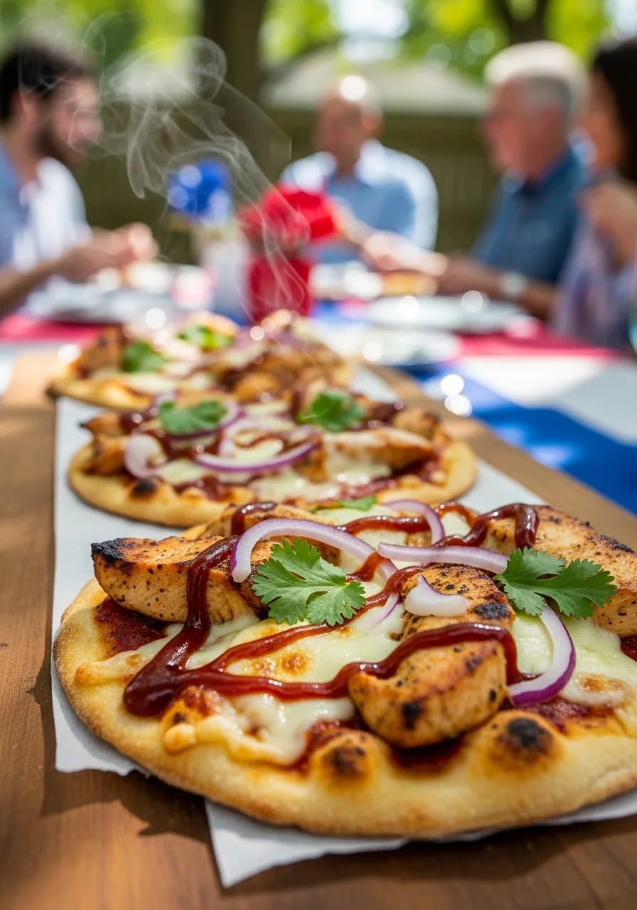 16. BBQ Chicken Flatbreads