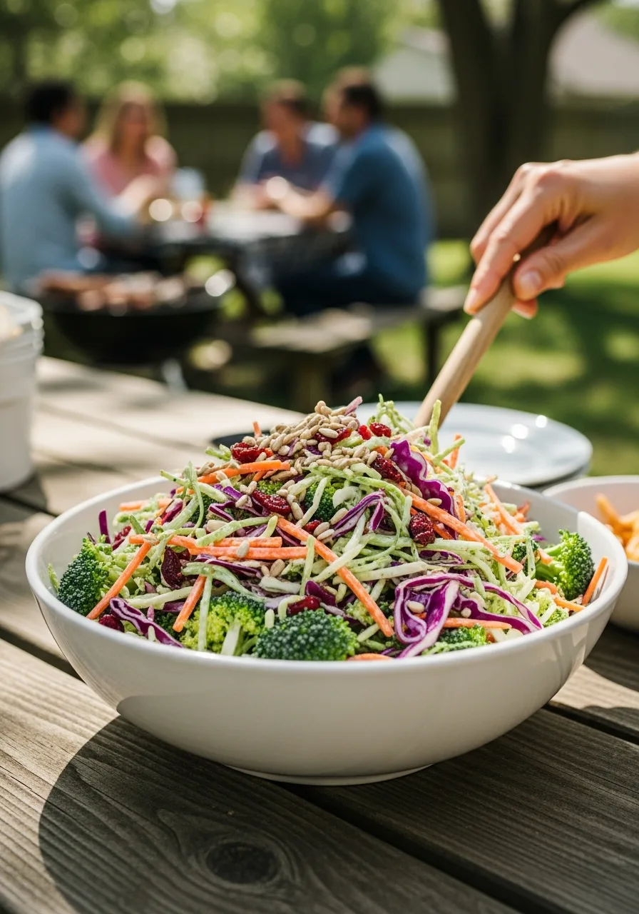 23. Broccoli Slaw with Cranberries