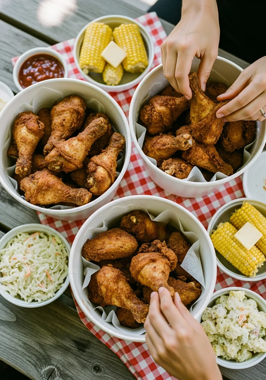 24. Fried Chicken Buckets