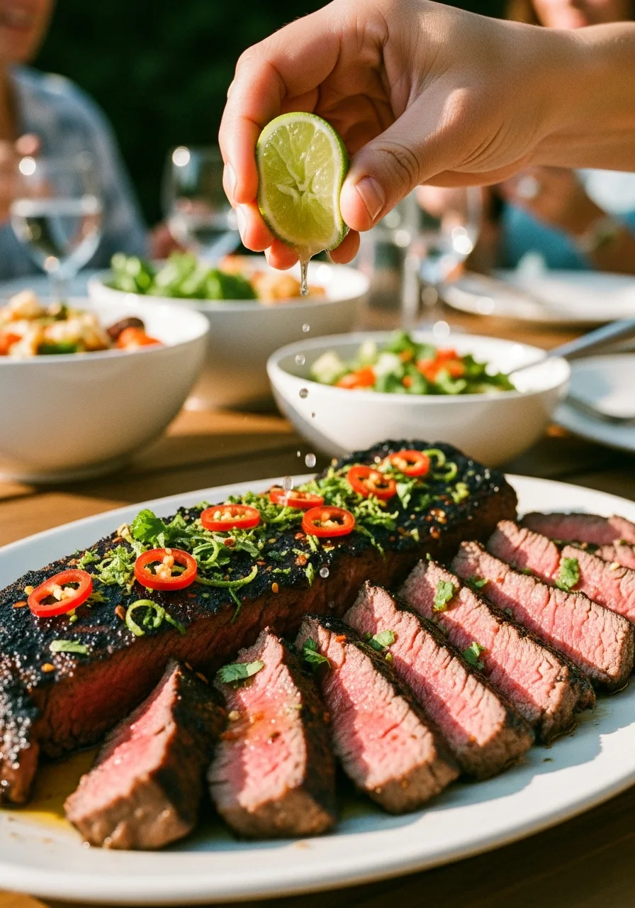 26. Chili Lime Flank Steak