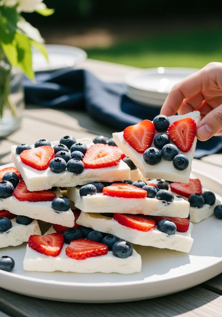 29. Frozen Yogurt Bark