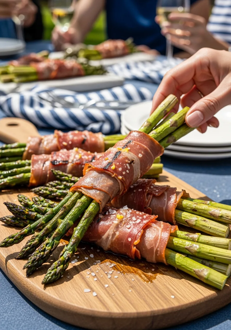32. Grilled Asparagus Bundles