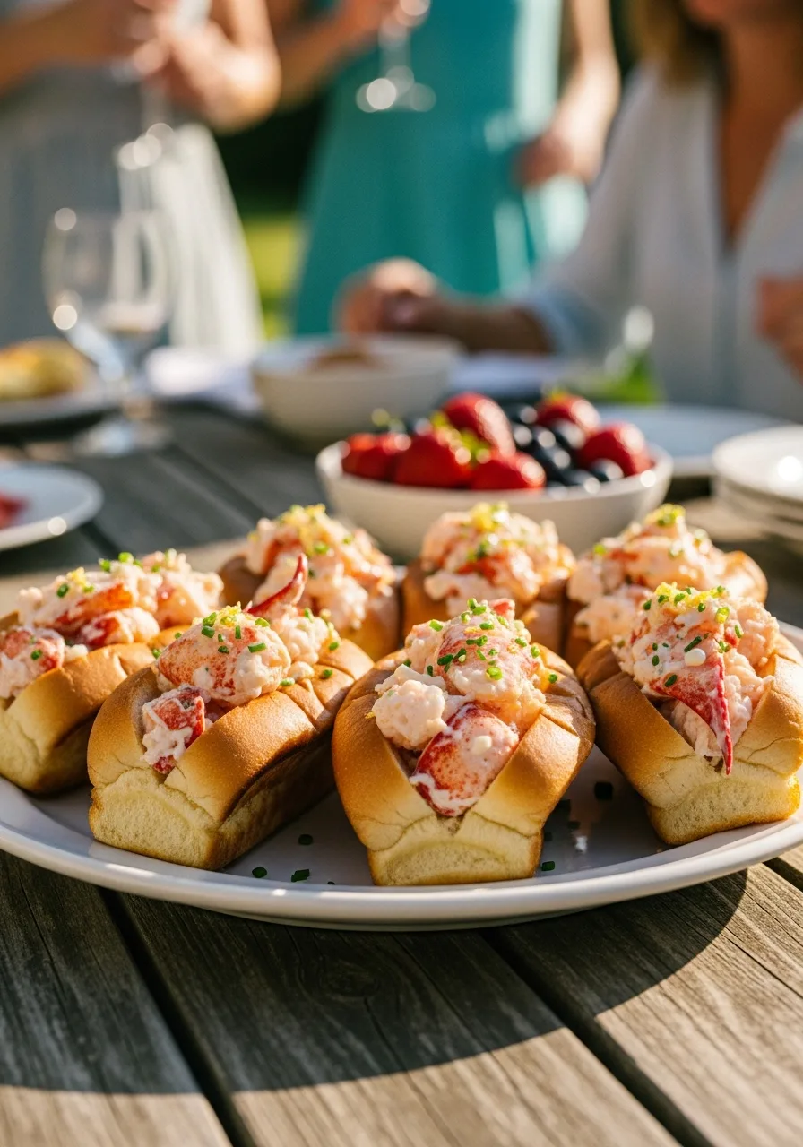 33. Mini Lobster Rolls