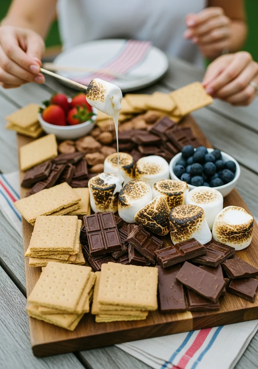 36. S'mores Dessert Board