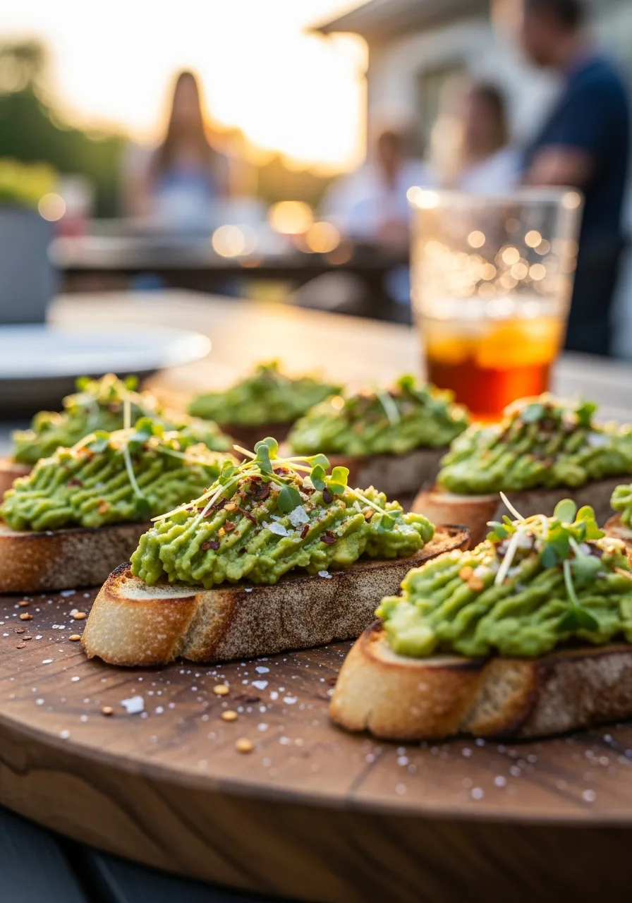 37. Avocado Toast Points