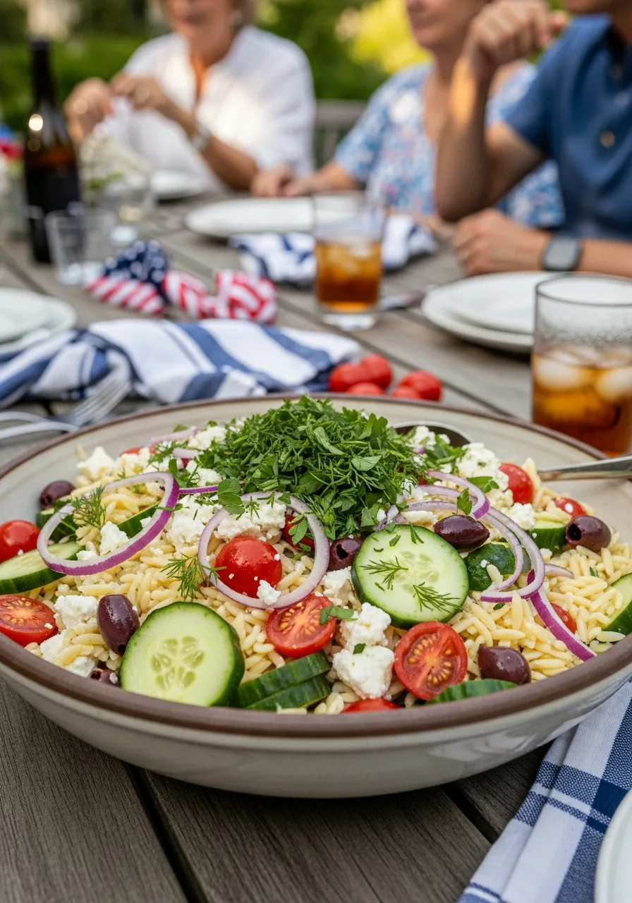 43. Greek Orzo Salad