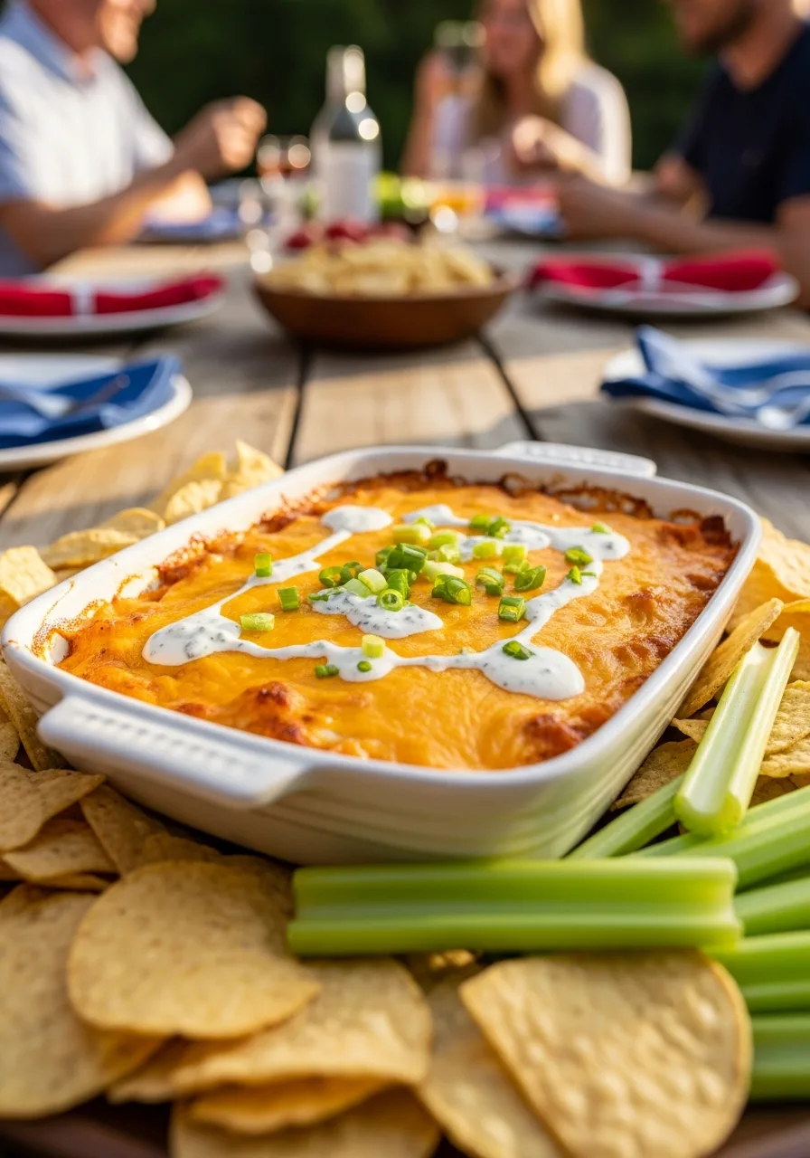45. Buffalo Chicken Dip