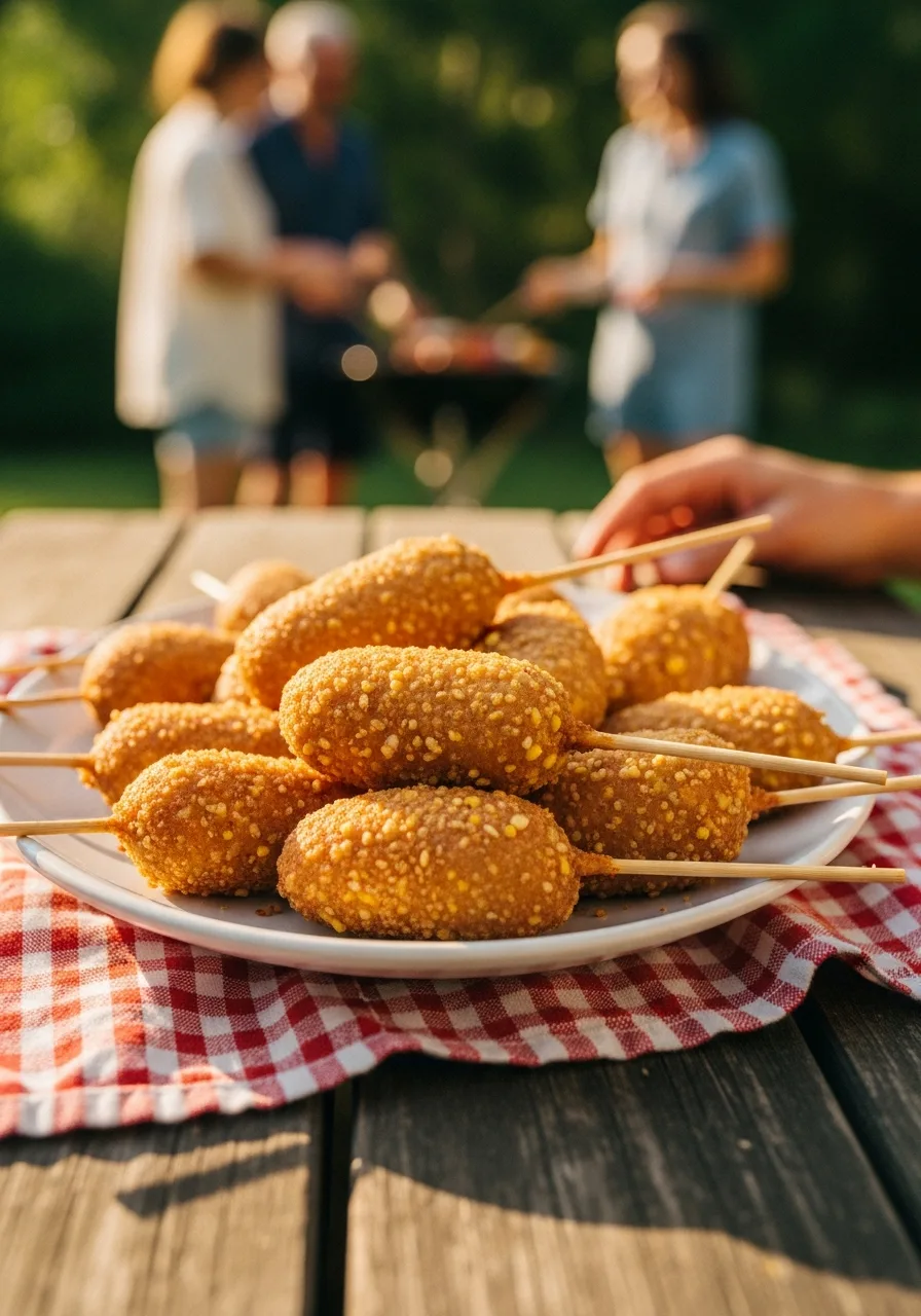 46. Mini Corn Dogs