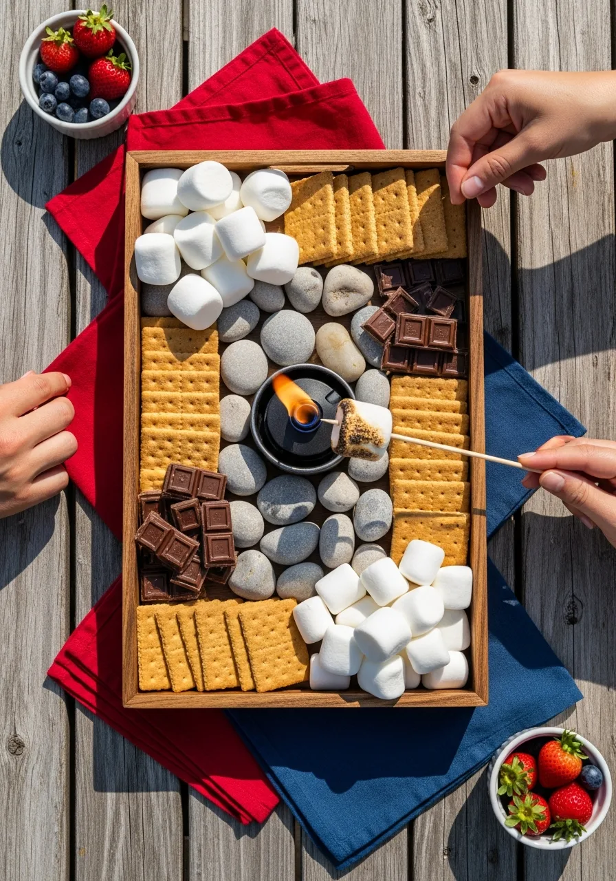 10. DIY S'mores Pit