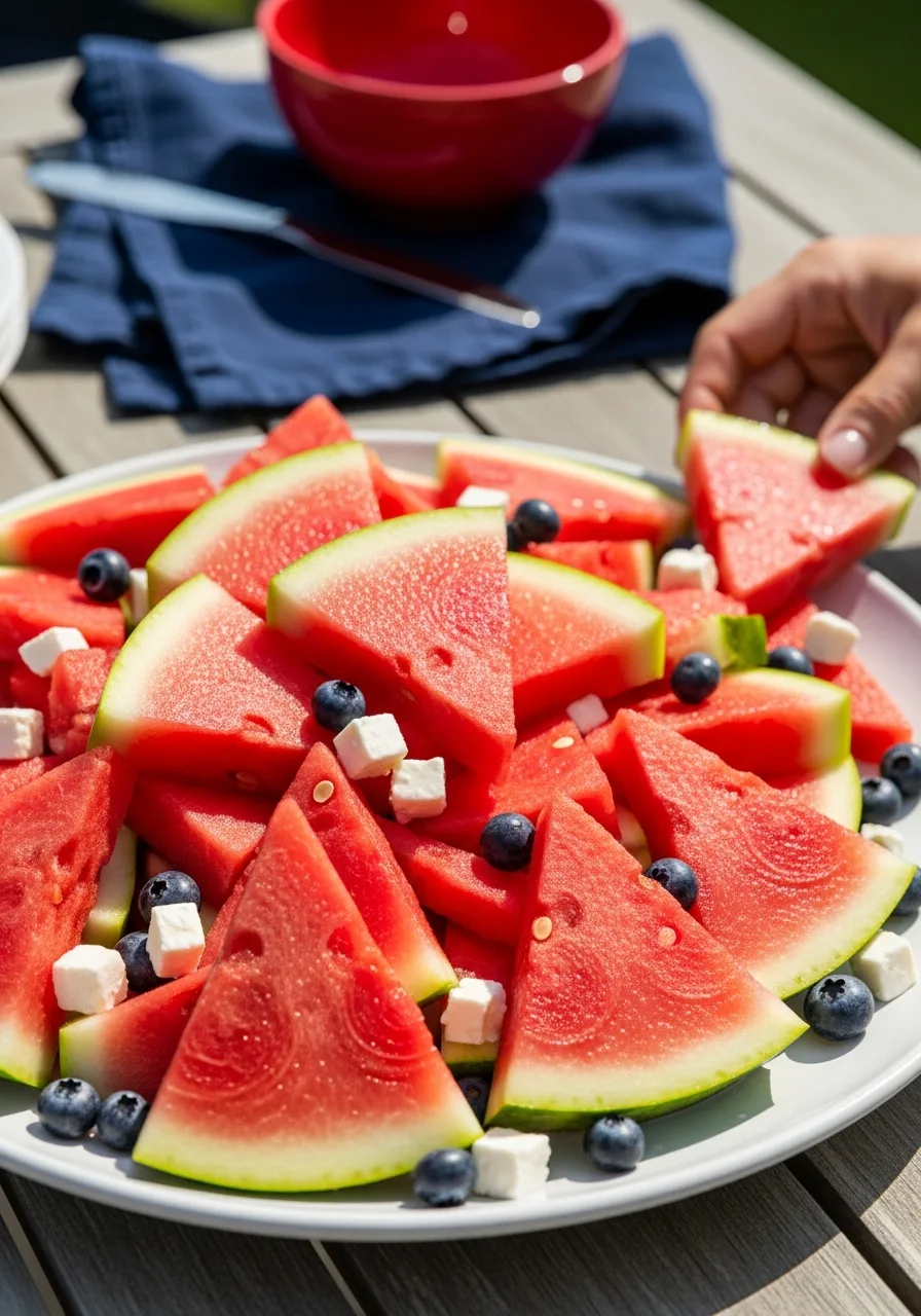 21. Watermelon Slice Platter