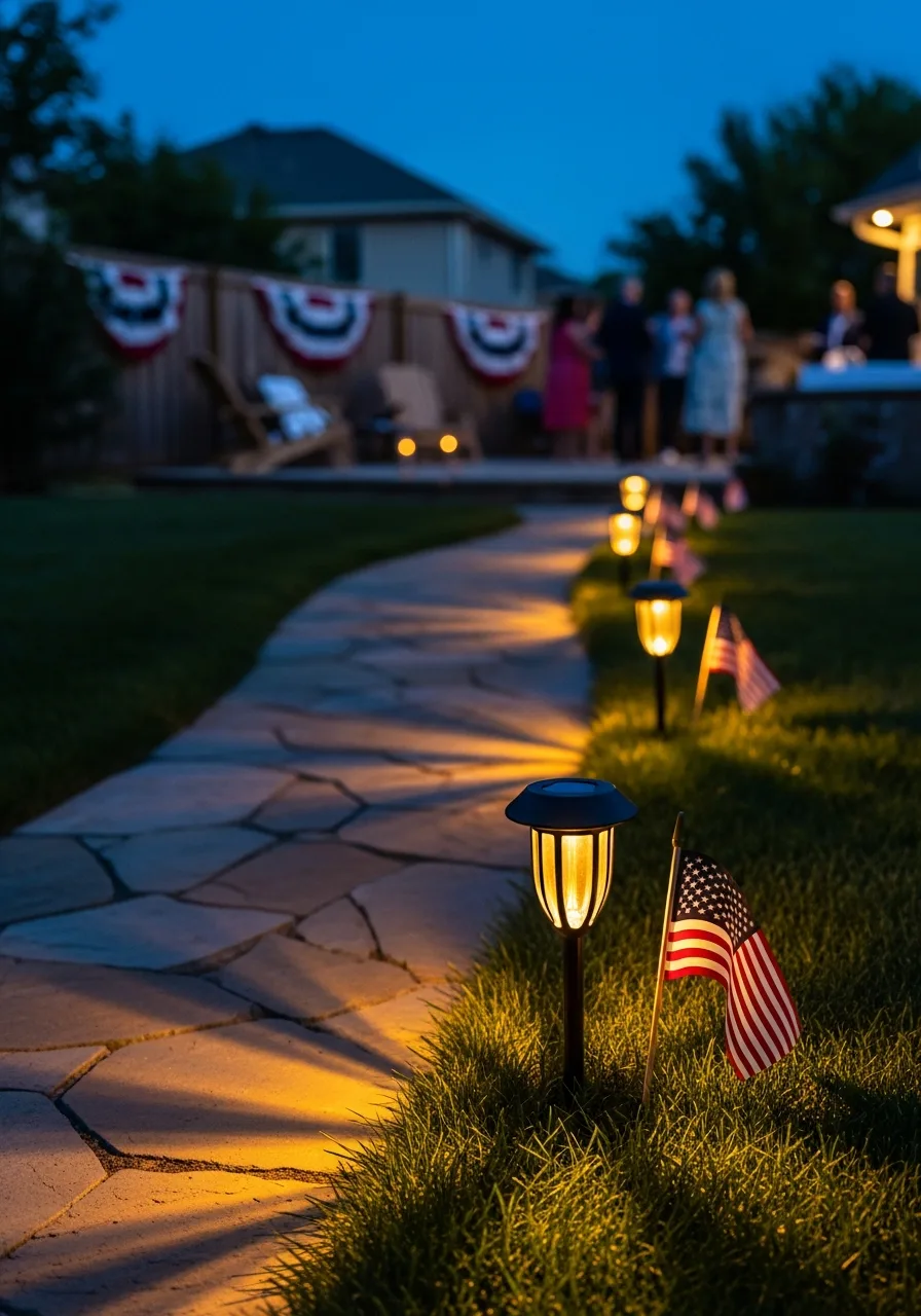 36. Solar Lantern Walkway