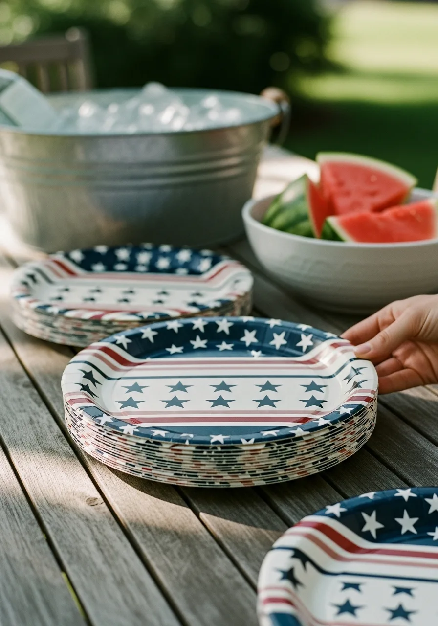 40. Patriotic Paper Plates