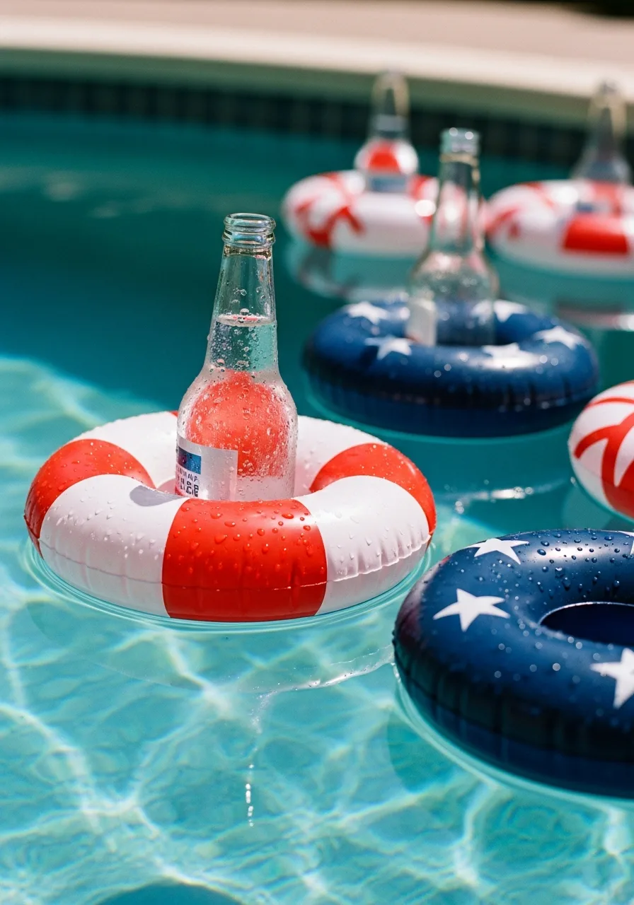 41. Inflatable Drink Holders