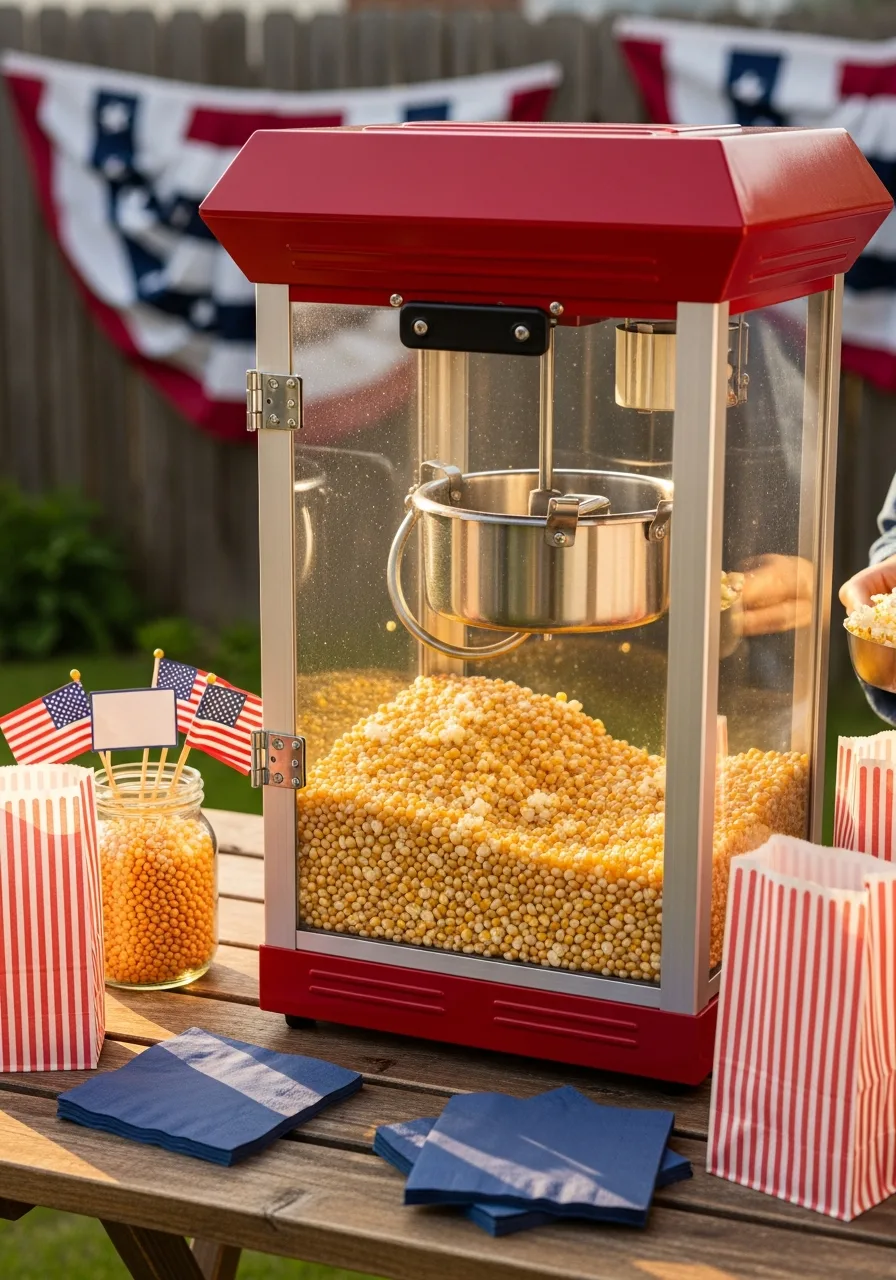 43. Popcorn Machine Station
