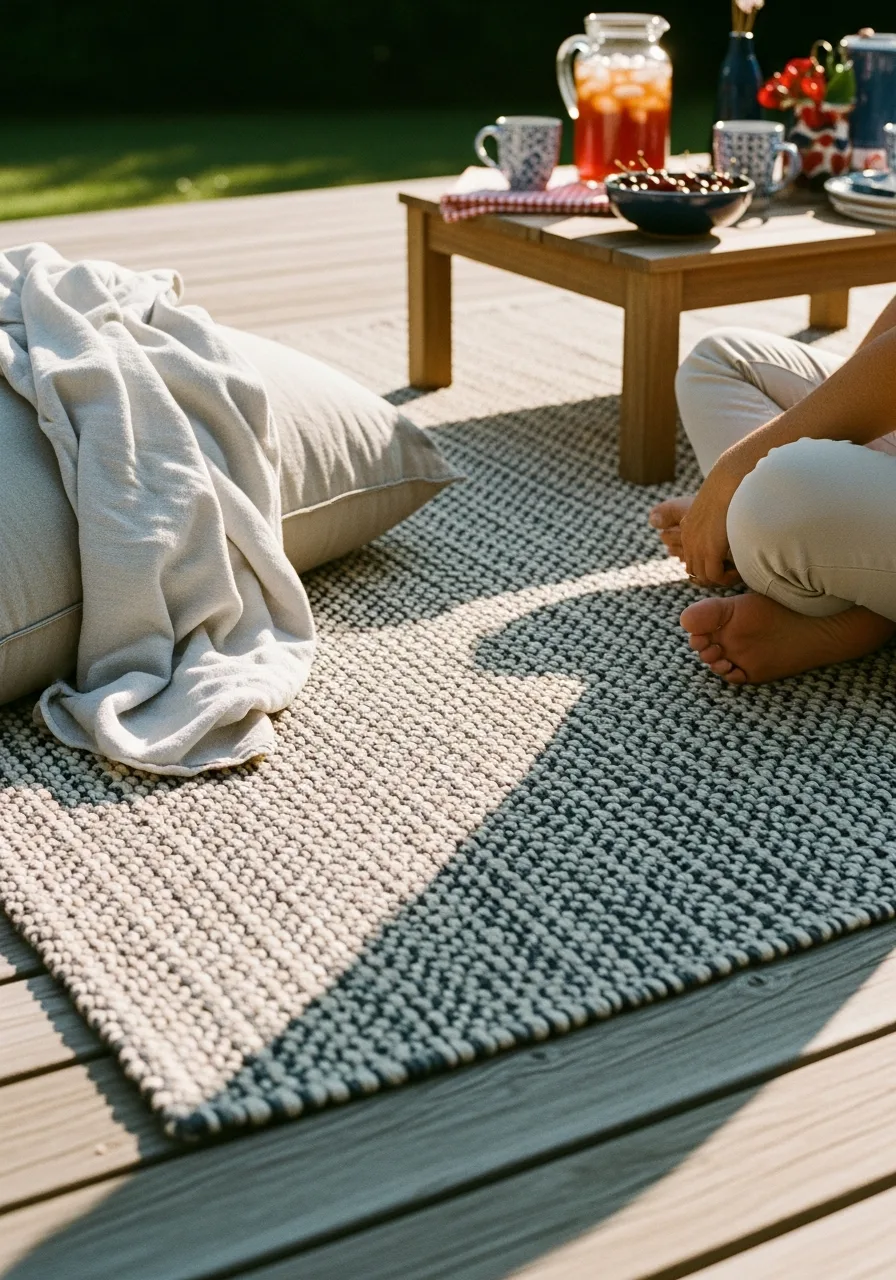 49. Outdoor Rug Comfort