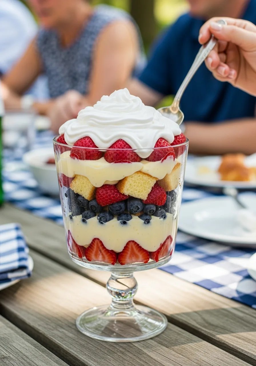 6. Berry Trifle Dessert
