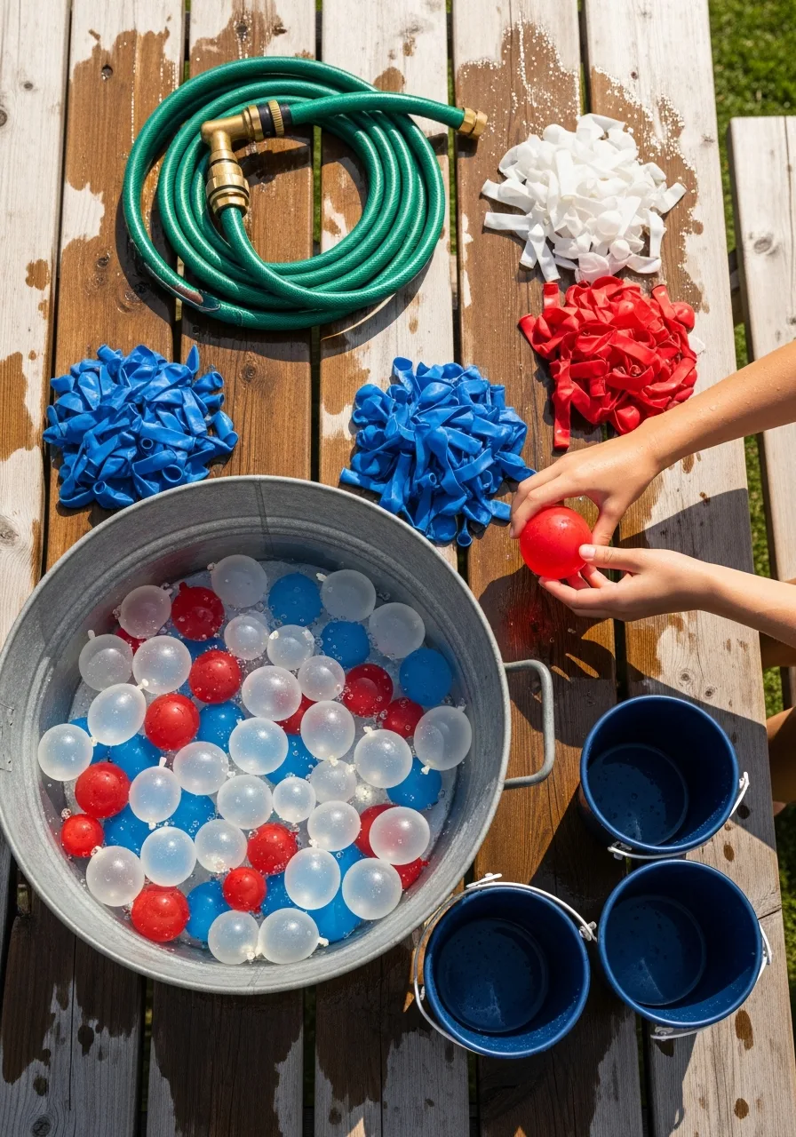 9. Water Balloon Station