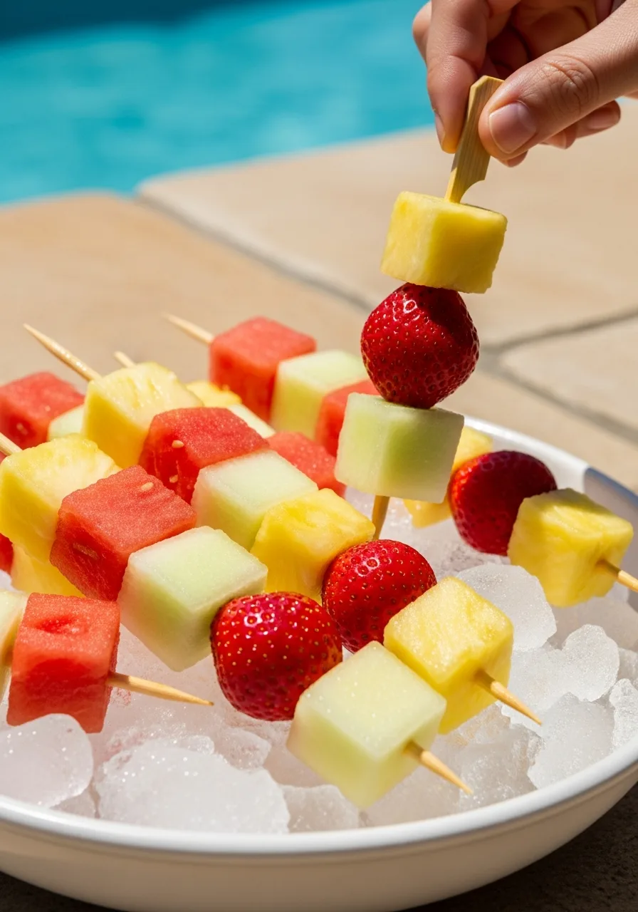 1. Chilled Fruit Kabobs