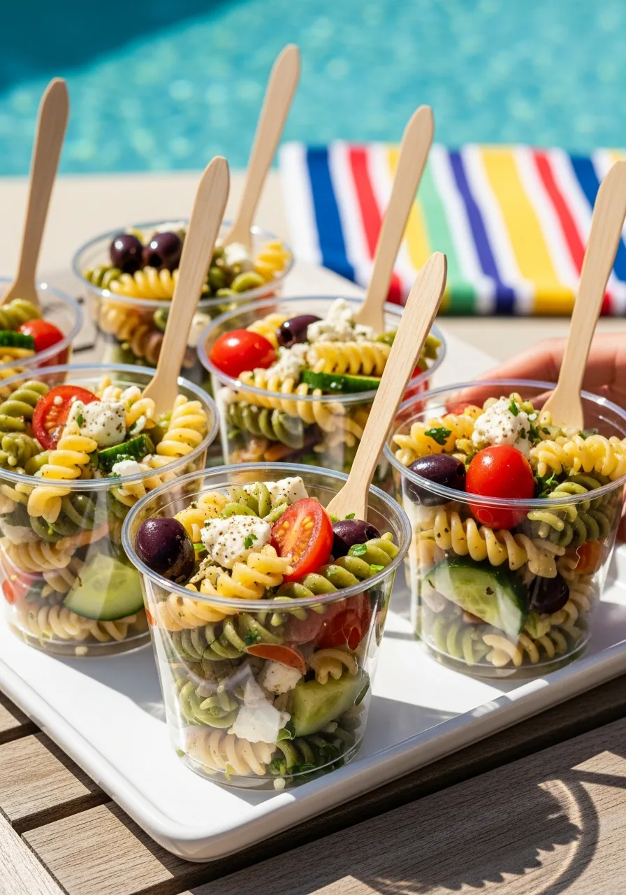 10. Pasta Salad Cups