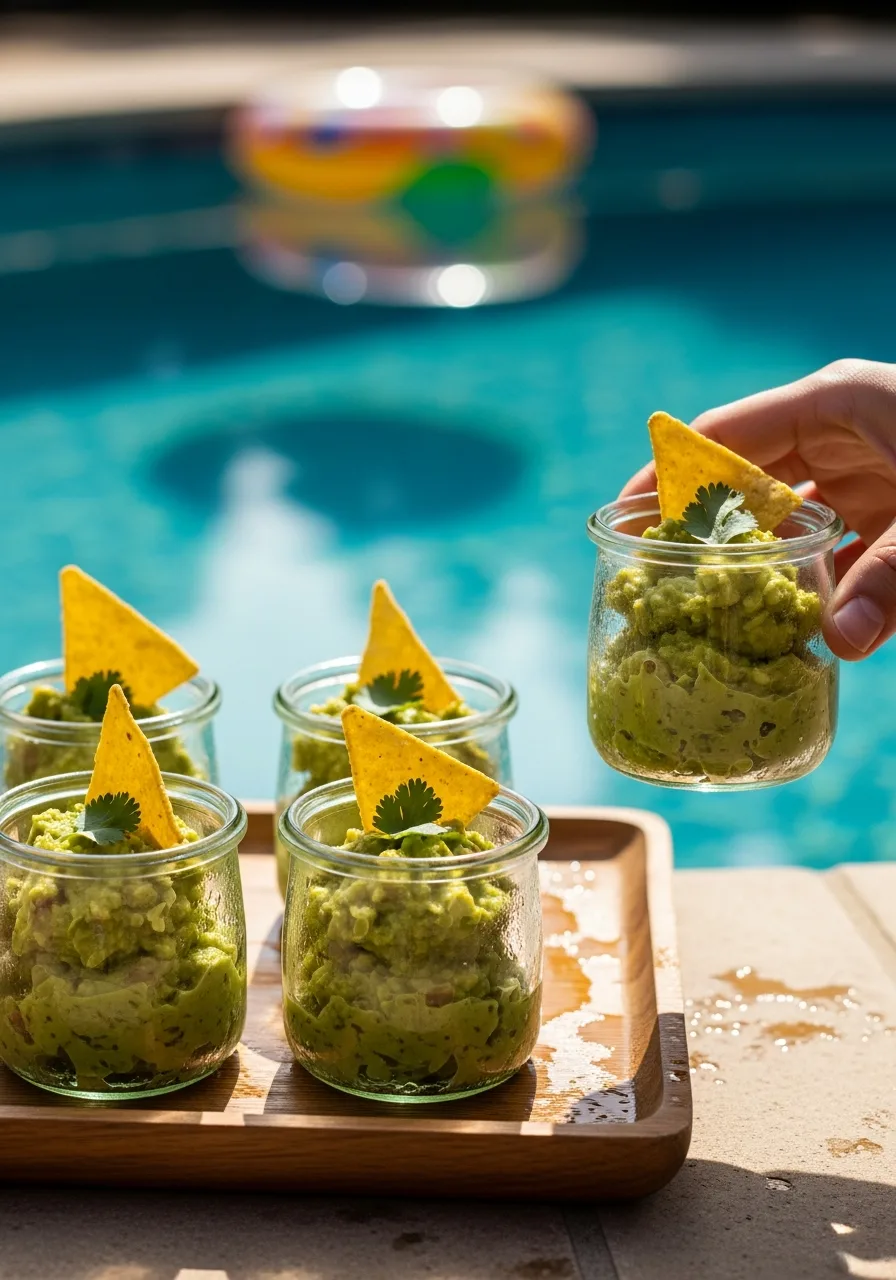 13. Single Serve Guacamole Jars