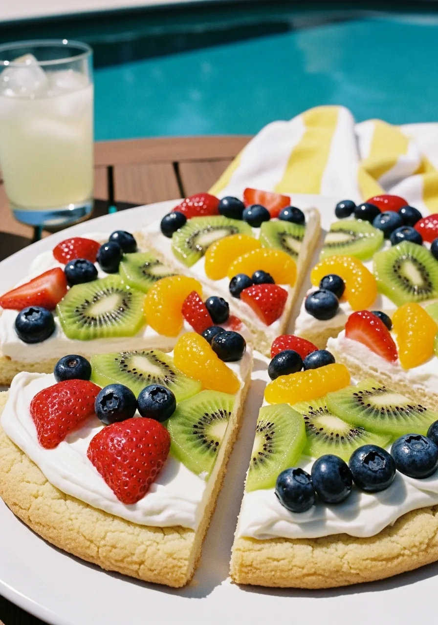 14. Fruit Pizza Slices