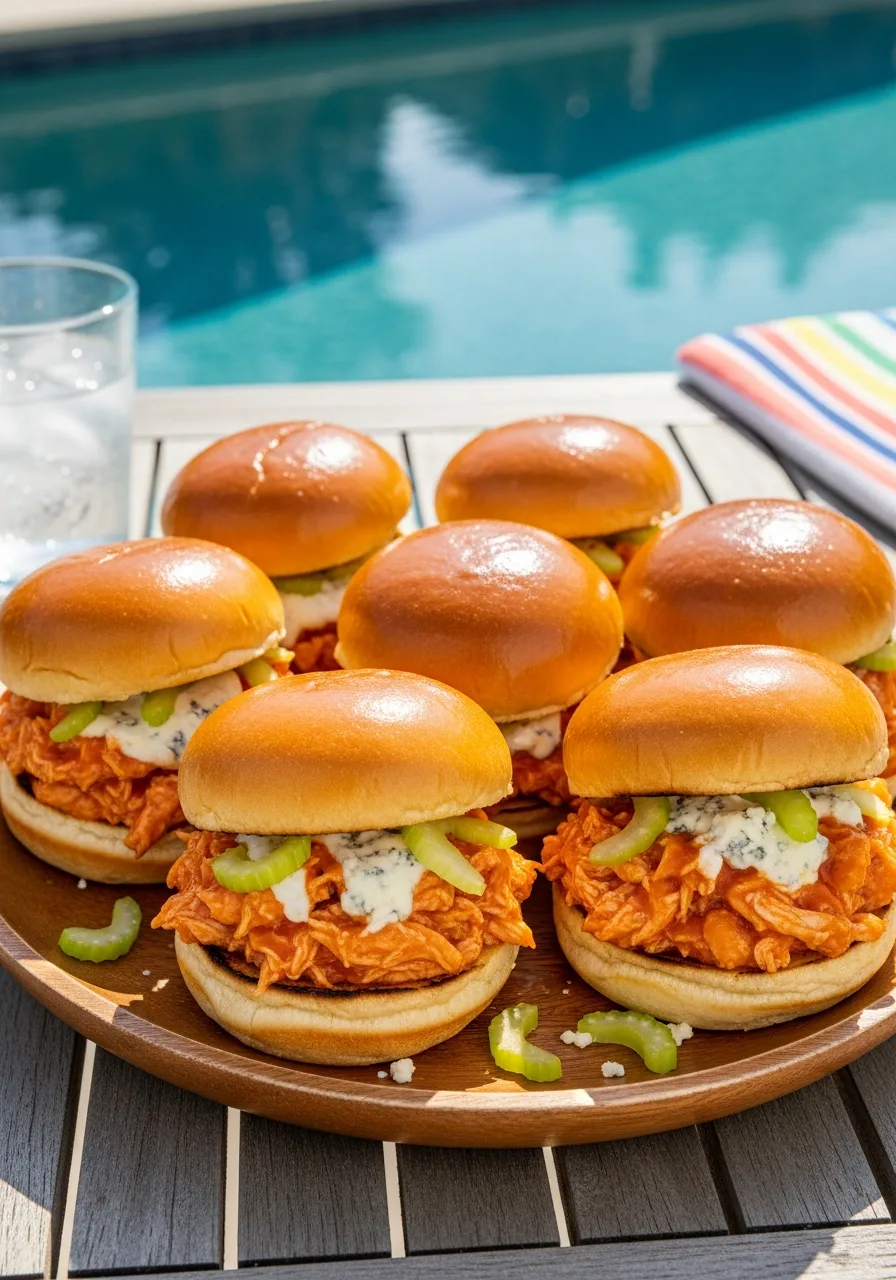 15. Buffalo Chicken Sliders